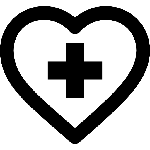 Icon - Herz mit Kreuz